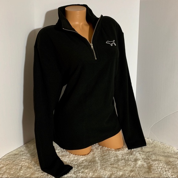 PINK Victoria's Secret Sweaters - Victoria’s Secret soft fleece half zip LARGE